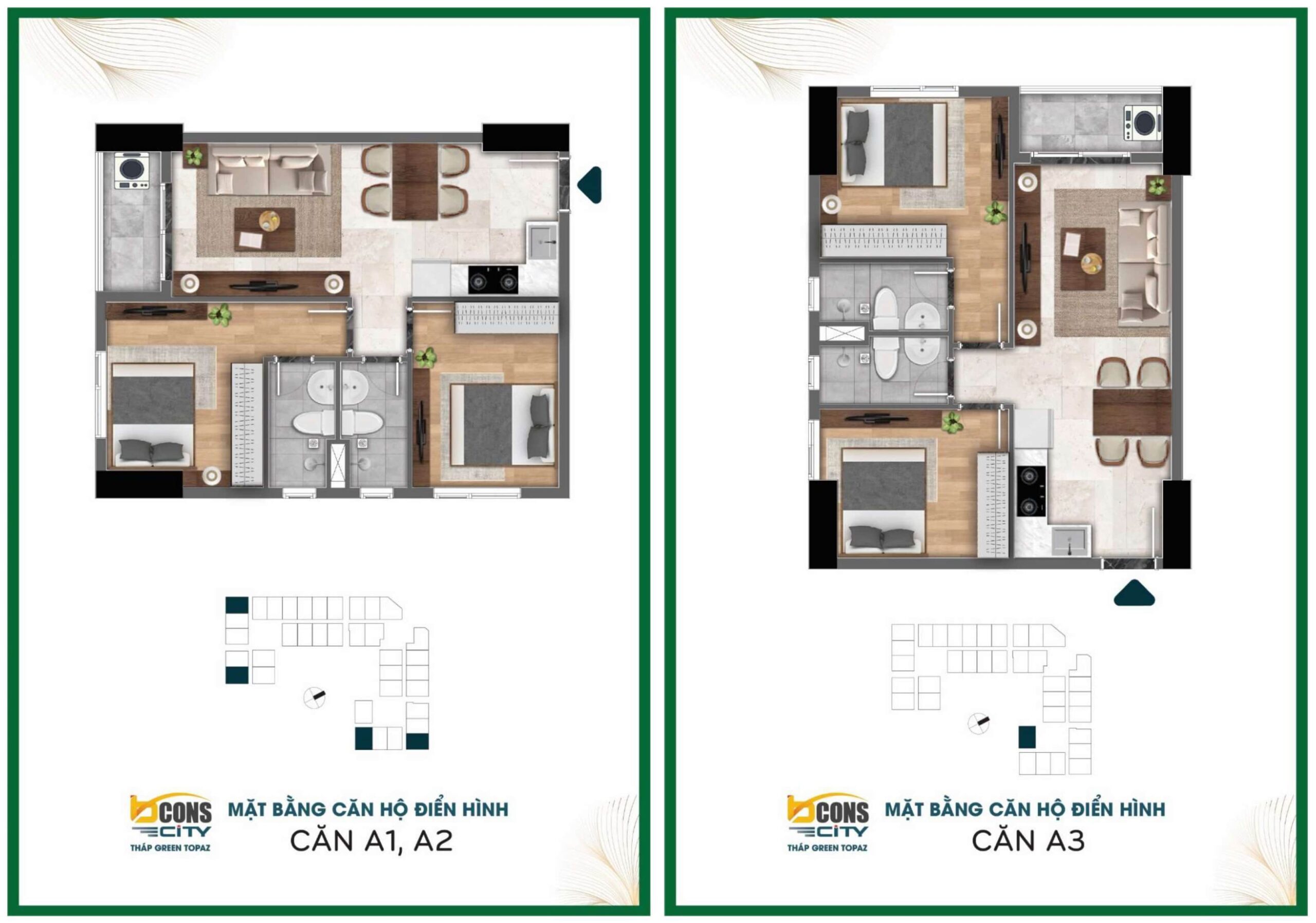 Căn hộ 56 - 58m2