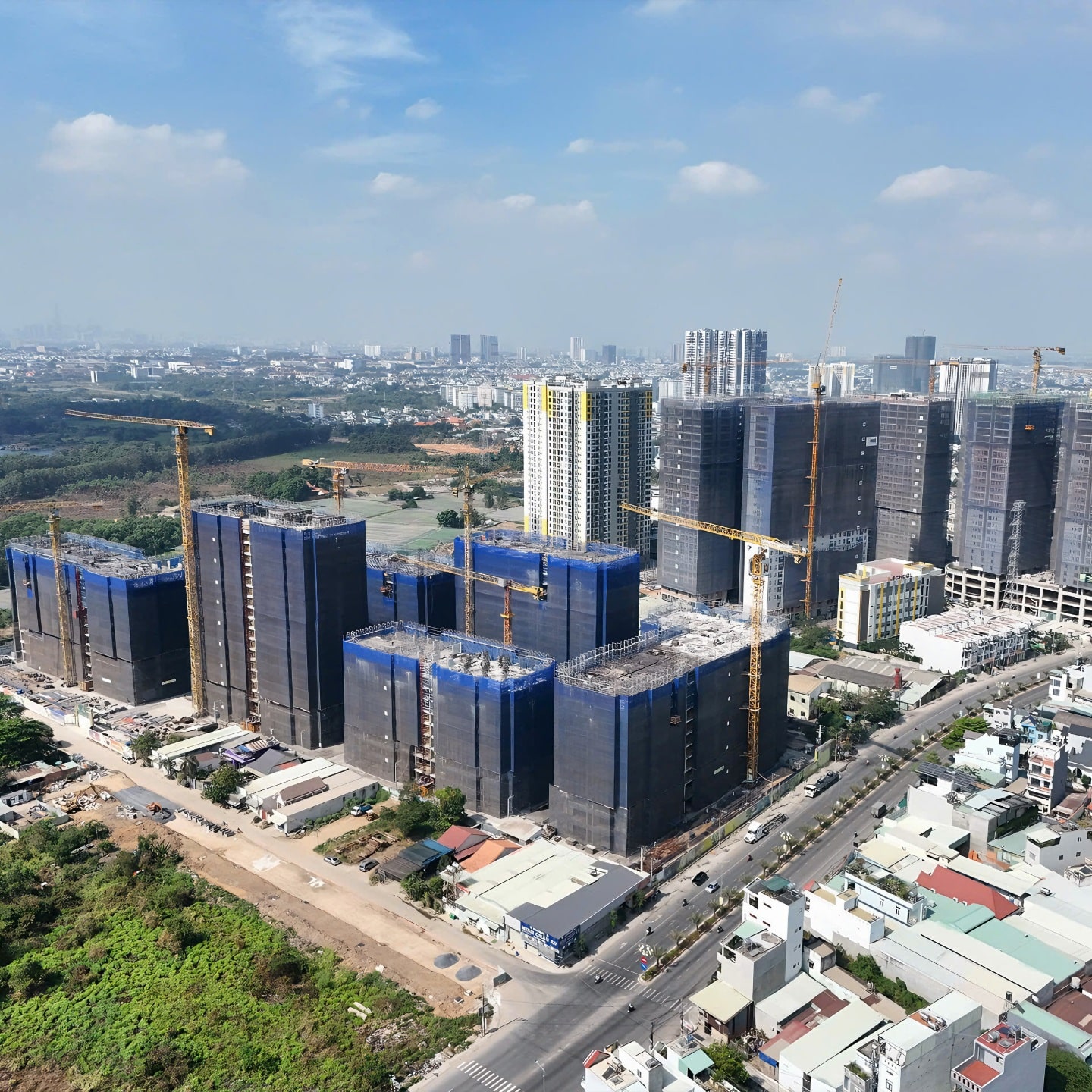 Toàn thể tiến độ xây dựng của dự án BCons City