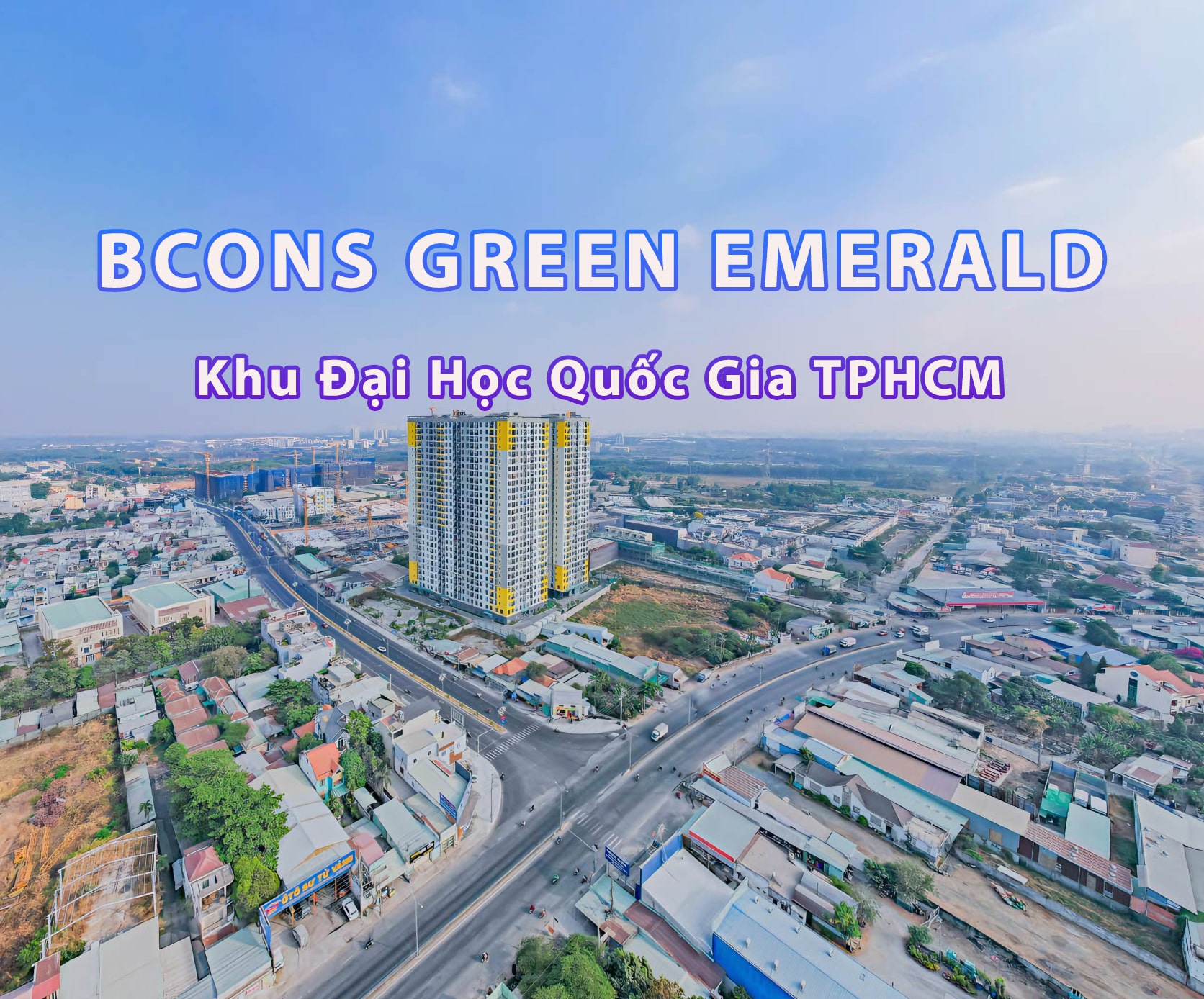Vị trí đắc địa Bcons Green Emerald