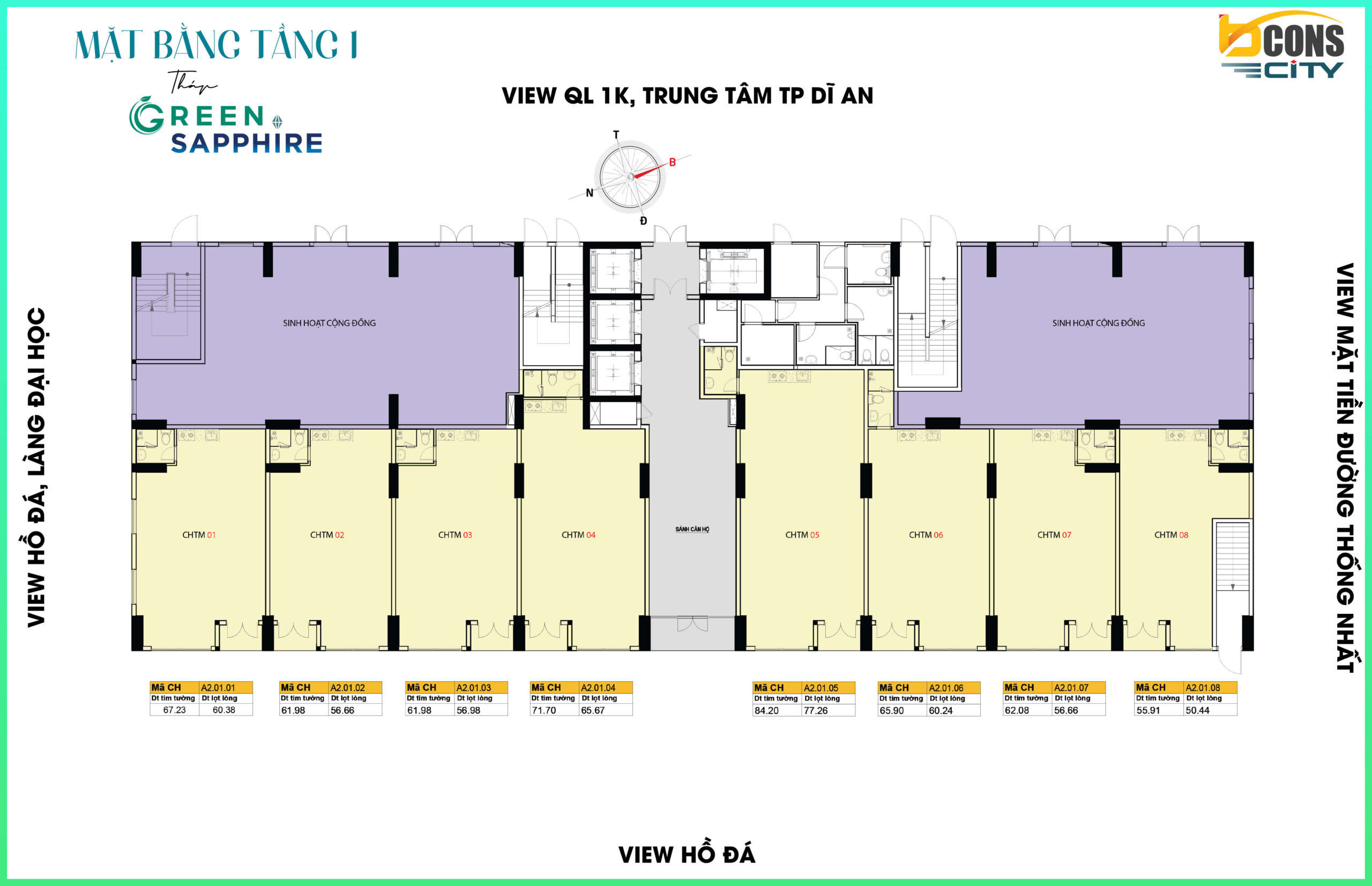 Mặt bằng tầng 1