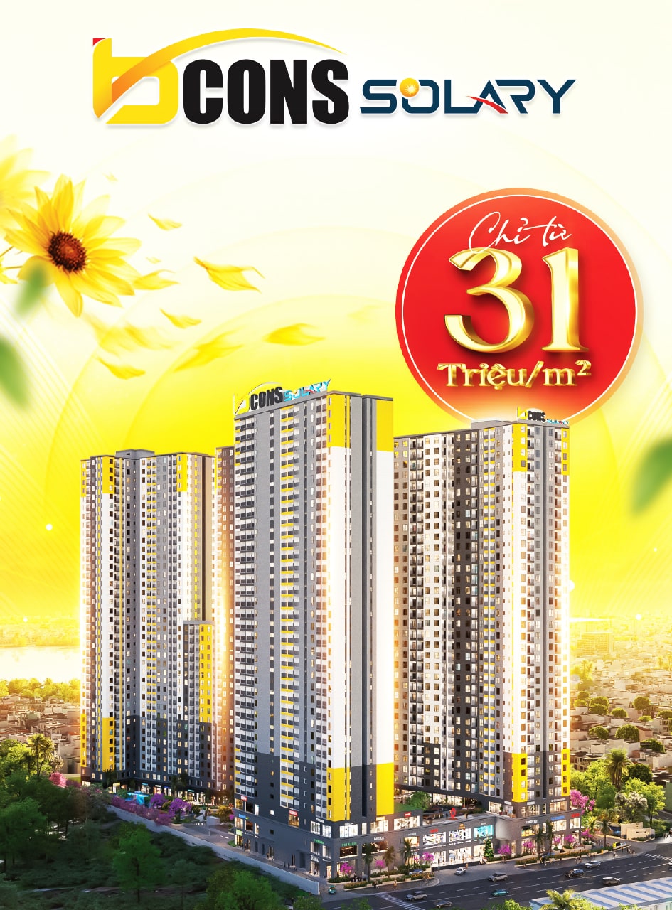 Đầu tư căn hộ Bcons Solary Dĩ An ngay hôm nay