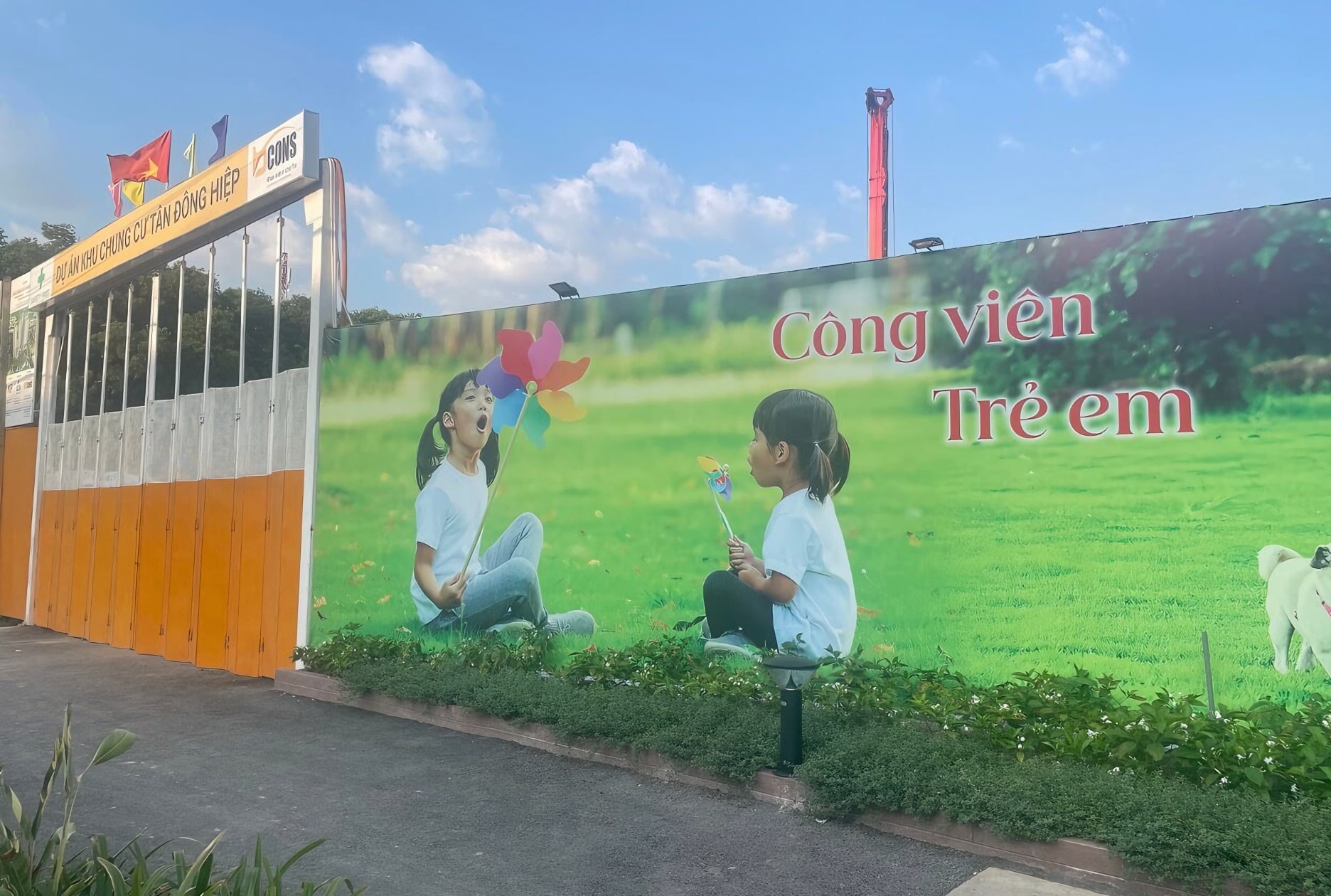 Hình ảnh thực tế Bcons Solary Tân Đông Hiệp