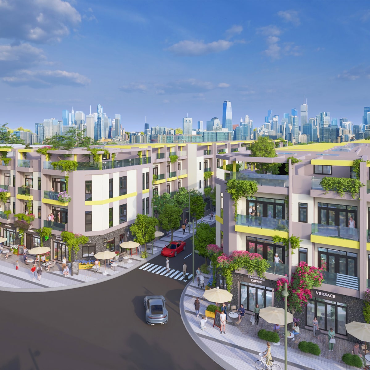 Nhà phố Bcons Eden Park mặt tiền đường TP.HCM